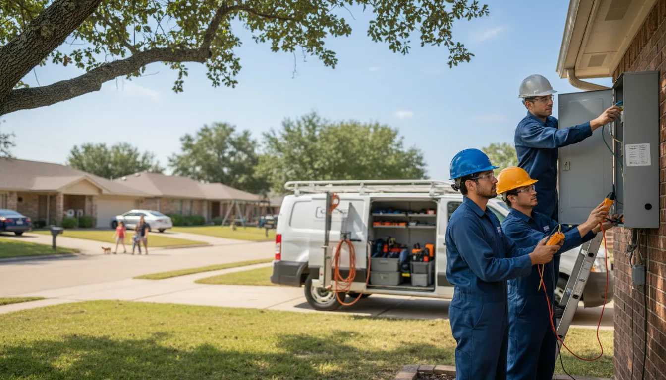 Certified electrician providing emergency electrical services in Media, PA